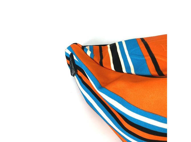 Borsa a Spalla Prada 2VY007 Stripe Arancione - vista 10