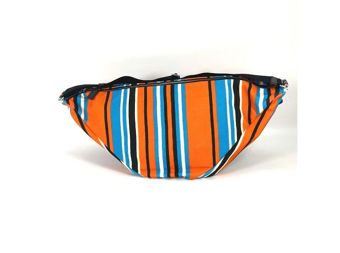Borsa a Spalla Prada 2VY007 Stripe Arancione - vista 2
