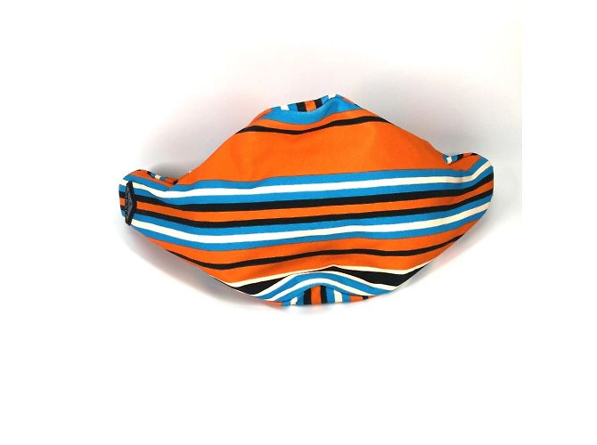 Borsa a Spalla Prada 2VY007 Stripe Arancione - vista 7