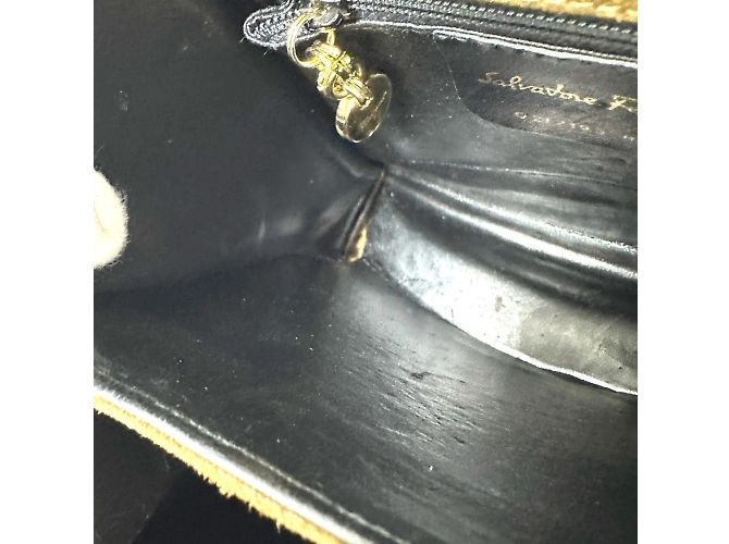 Borsa a mano Gancini di Salvatore Ferragamo Marrone - vista 14