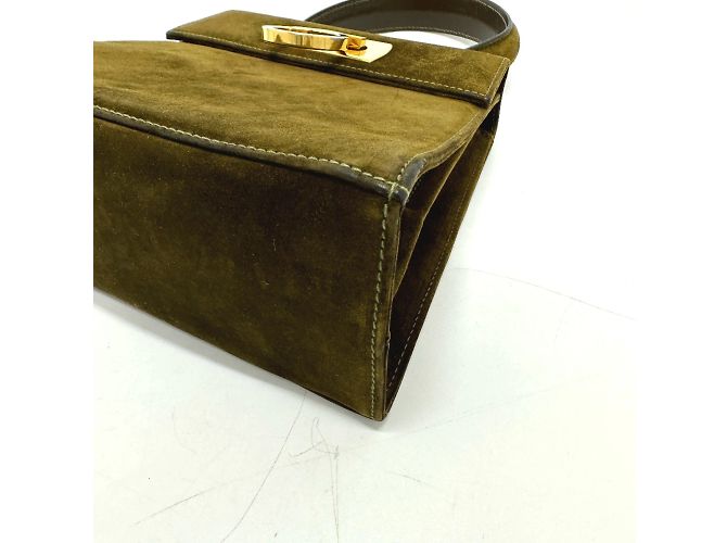 Borsa a mano Gancini di Salvatore Ferragamo Marrone - vista 6