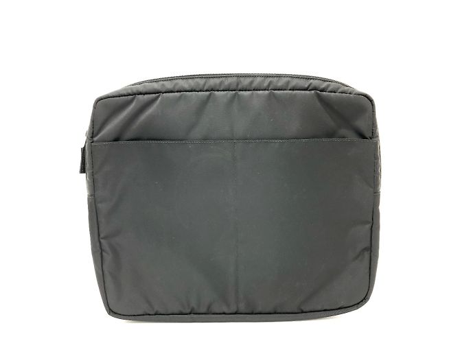 Clutch in tessuto nero Prada - vista 2