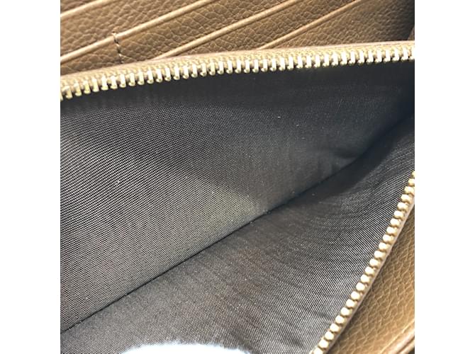 Prada Brown Leather Long Wallet - view 11