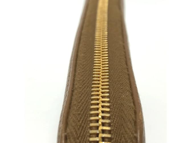 Prada Brown Leather Long Wallet - view 6