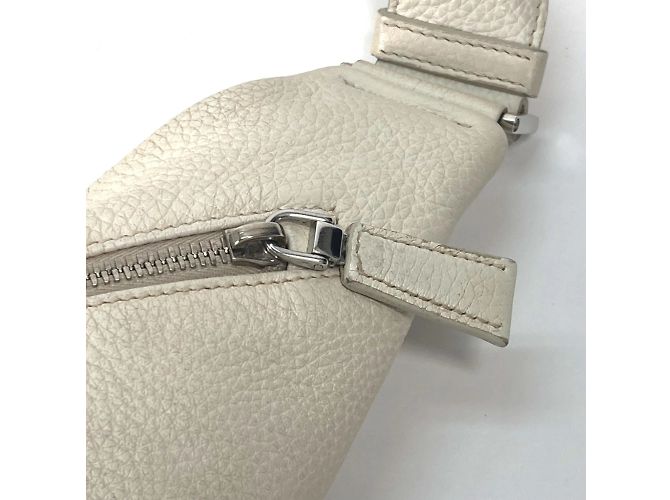 Borsa a Spalla con Logo Triangolo Prada 2VZ098 Bianco - vista 9