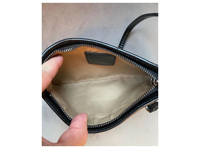 Borsa Mini Pochette Burberry Check Beige - vista 6