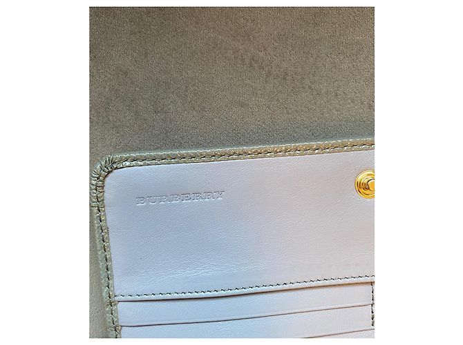 Burberry Billetera Continental con Solapa Gris - vista 13