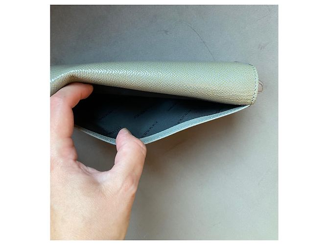 Burberry Billetera Continental con Solapa Gris - vista 16
