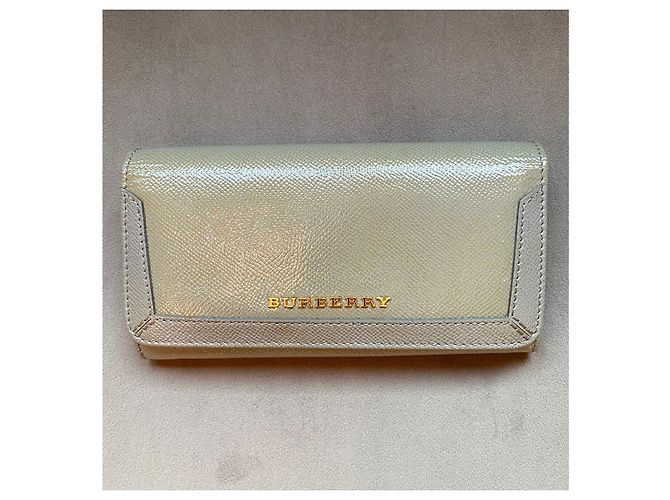 Burberry Billetera Continental con Solapa Gris - vista 2