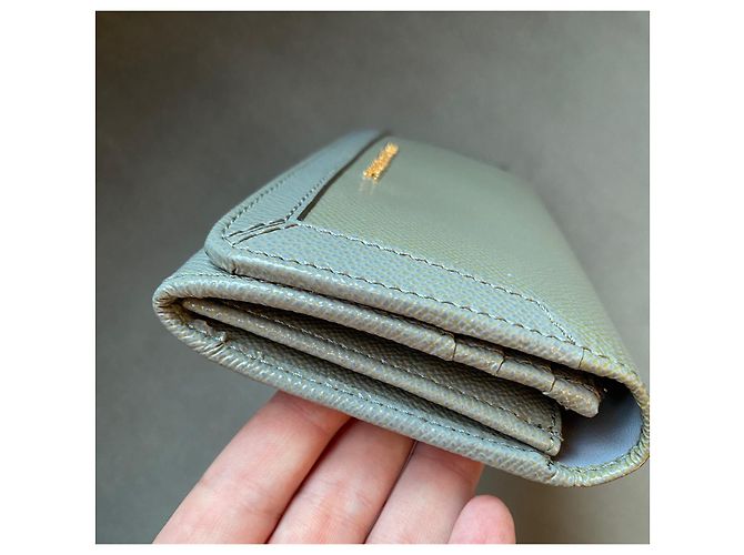 Burberry Billetera Continental con Solapa Gris - vista 7