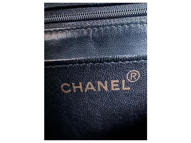 Borsa Chanel Diana Medium in pelle caviar nera Nero - vista 10