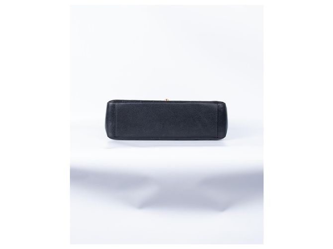 Borsa Chanel Diana Medium in pelle caviar nera Nero - vista 12