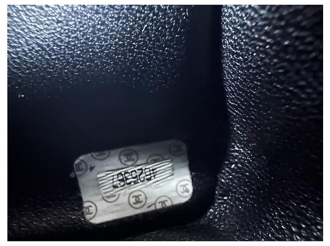 Borsa Chanel Diana Medium in pelle caviar nera Nero - vista 8