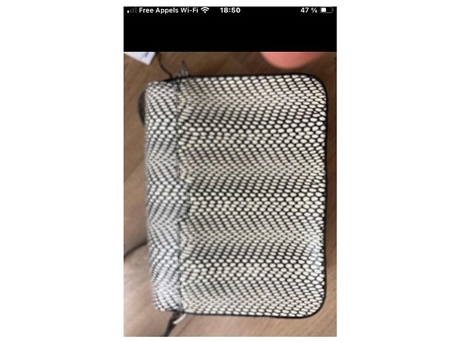 Isabel Marant Etoile Handtasche aus Python Leder Python drucken - Ansicht 8