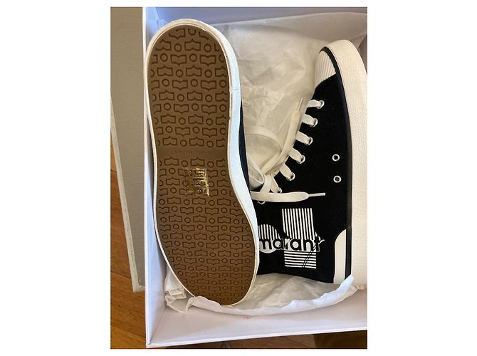 Isabel Marant Sneakers aus Stoff Schwarz - Ansicht 4