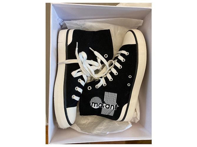 Isabel Marant Sneakers aus Stoff Schwarz - Ansicht 5