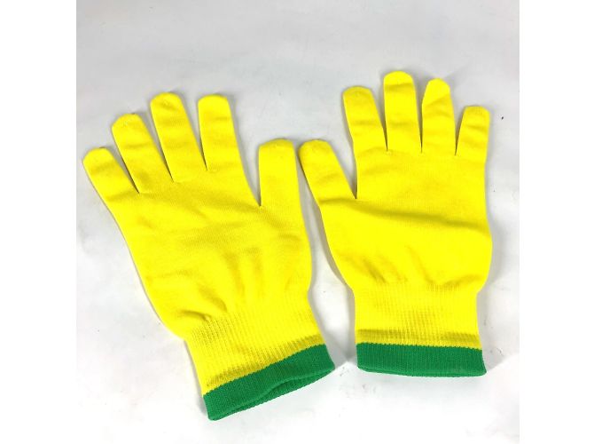 Guanti caldi Louis Vuitton MP2370 Giallo - vista 4