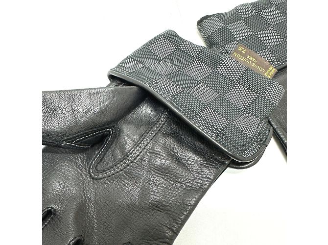 Guanti Damier Graphite M58327 di Louis Vuitton Nero - vista 6