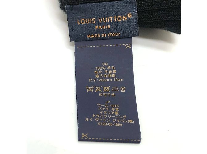 Guanti Damier Graphite Louis Vuitton M77992 Nero - vista 6