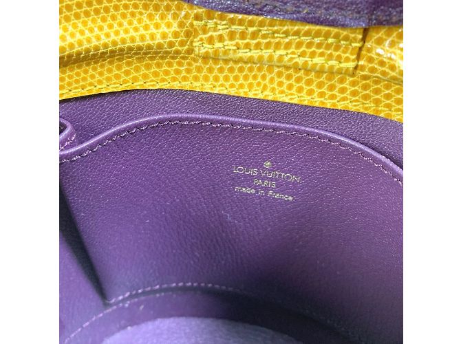Borsa gialla Louis Vuitton Giallo - vista 12