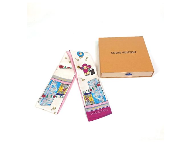 Foulard Bandeau Vivienne Tokyo M77932 di Louis Vuitton Rosa - vista 11