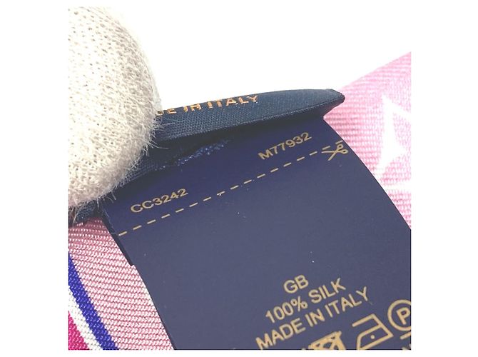 Foulard Bandeau Vivienne Tokyo M77932 di Louis Vuitton Rosa - vista 9