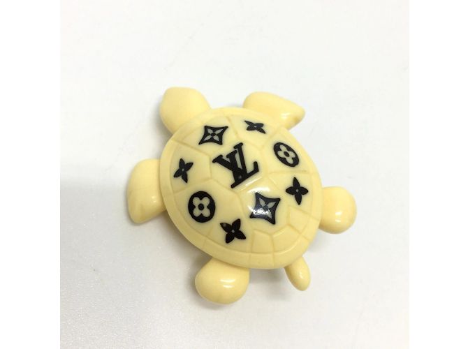 Spilla Tartaruga Teddy Bear Monogramma Louis Vuitton Marrone - vista 2
