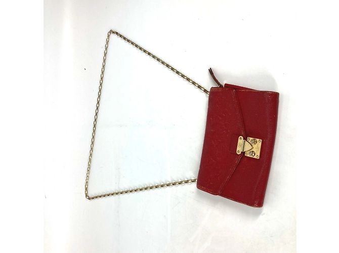 Cartera de Cadena Monogram Empreinte Louis Vuitton Roja - vista 9