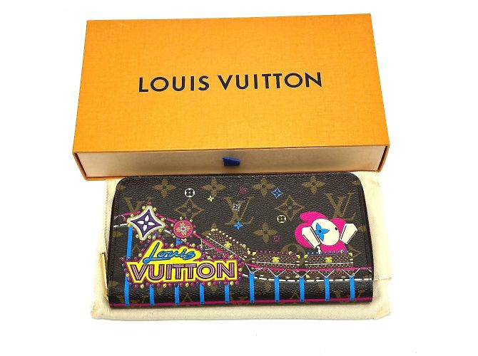 Louis Vuitton Monogram Vivienne Freizeitpark Langbörse Braun - Ansicht 15