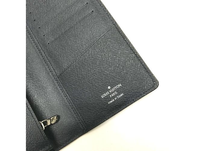 Louis Vuitton Epi Long Wallet in Navy Navy blue - view 6
