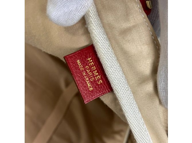 Duffle Hermès Borsa da viaggio Boston beige Hermes - vista 11
