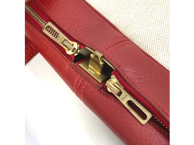 Duffle Hermès Borsa da viaggio Boston beige Hermes - vista 6