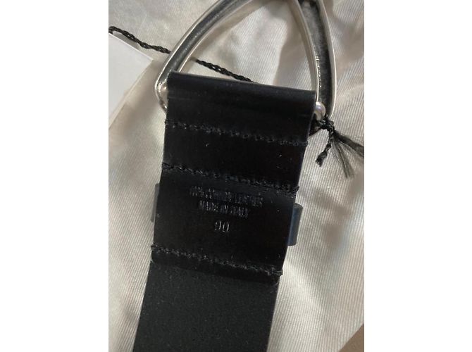 Isabel Marant Gürtel aus schwarzem Leder - Ansicht 4