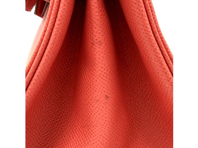Borsa in pelle rosa Crevetto di Hermès - vista 2