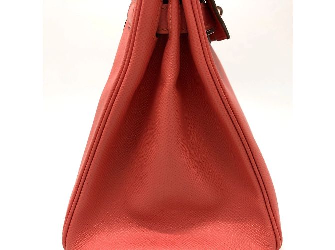 Borsa in pelle rosa Crevetto di Hermès - vista 4