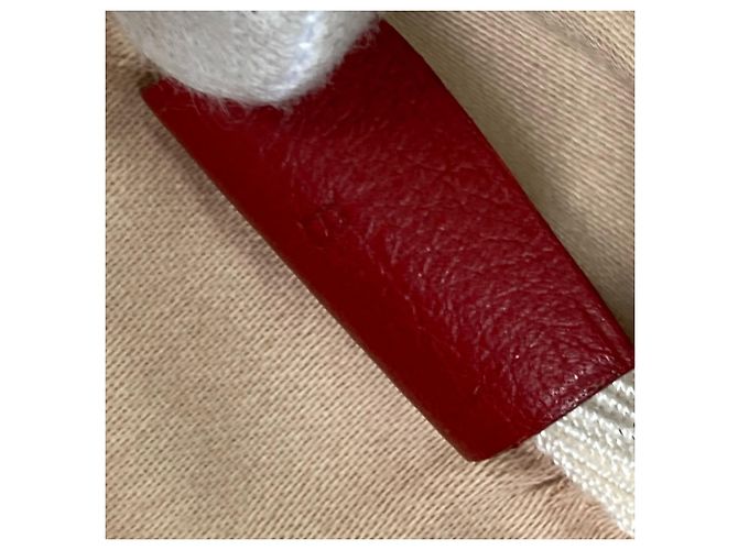 Duffle Hermès Borsa Boston in pelle rossa Hermes Rosso - vista 15
