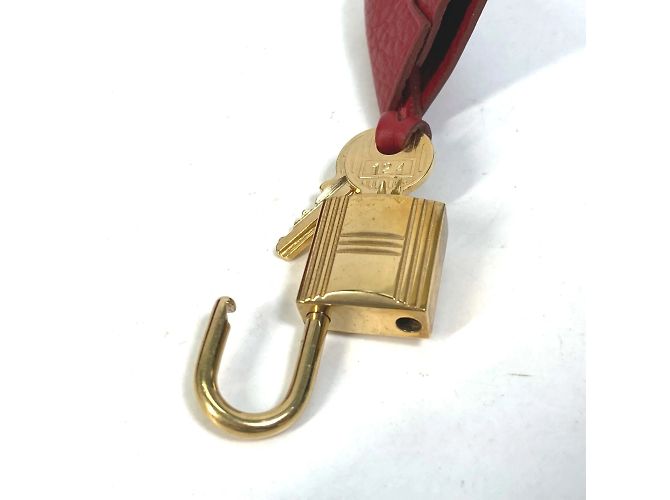 Duffle Hermès Borsa Boston in pelle rossa Hermes Rosso - vista 17