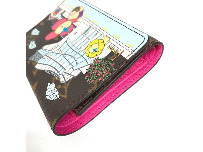 Billetera Trifold Vivienne Monogram Louis Vuitton Castaño - vista 3