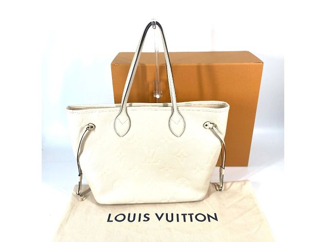 Borsa tote Monogram Empreinte Louis Vuitton Beige - vista 10