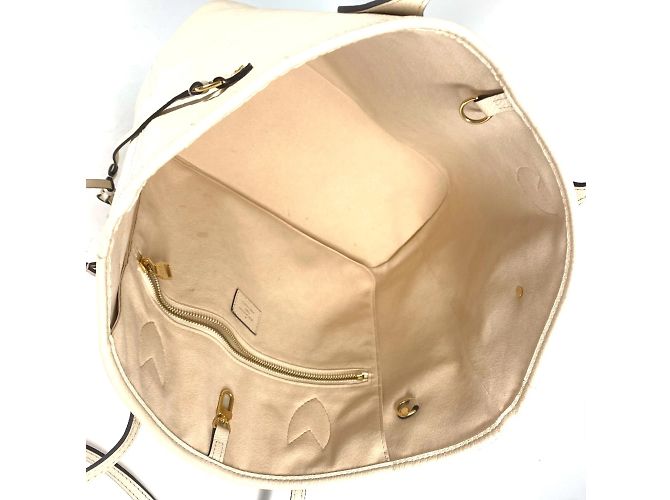 Borsa tote Monogram Empreinte Louis Vuitton Beige - vista 11