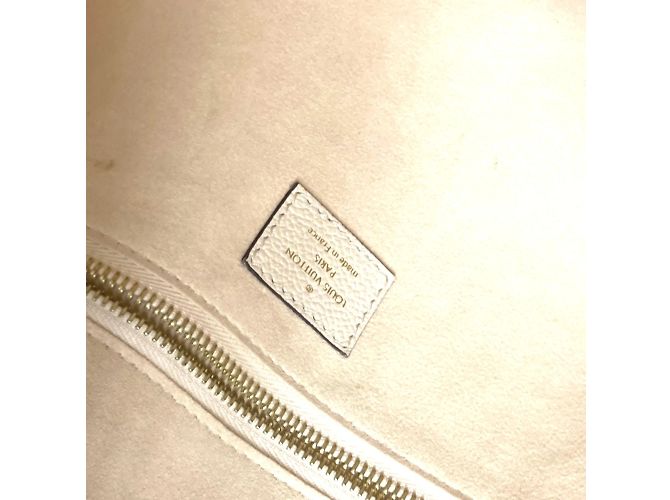 Borsa tote Monogram Empreinte Louis Vuitton Beige - vista 12