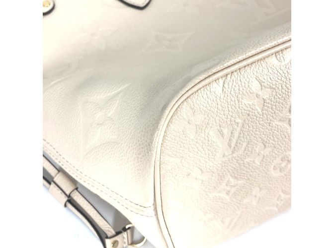 Borsa tote Monogram Empreinte Louis Vuitton Beige - vista 6