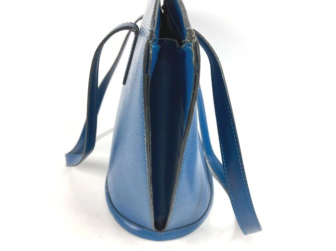 Borsa tote Epi Louis Vuitton in blu Toledo - vista 3