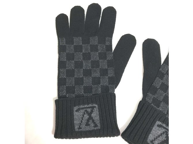 Guanti Damier Graphite M70006 di Louis Vuitton Nero - vista 2