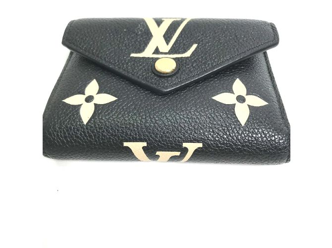 Louis Vuitton Monogram Empreinte Compact Wallet Black - view 2