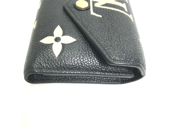 Louis Vuitton Monogram Empreinte Compact Wallet Black - view 3