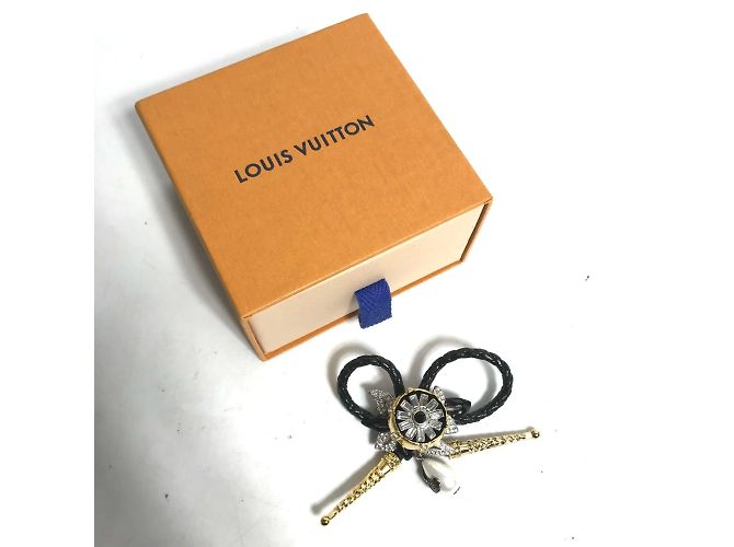 Spilla in strass Louis Vuitton Nero - vista 2