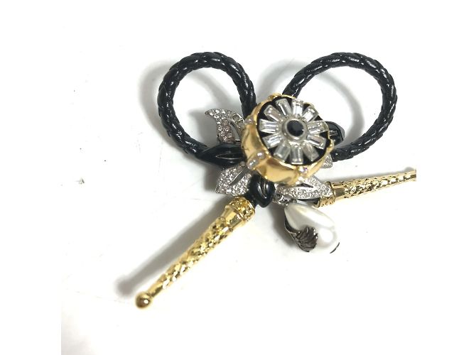 Spilla in strass Louis Vuitton Nero - vista 3