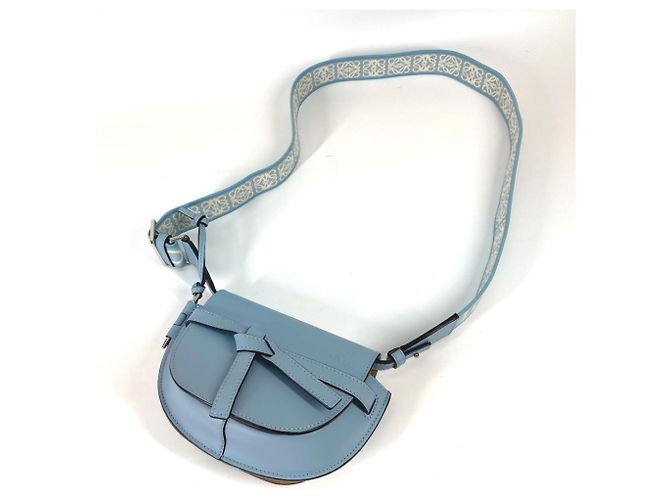 Borsa a tracolla pochette Loewe A650N46X13 Blu - vista 10