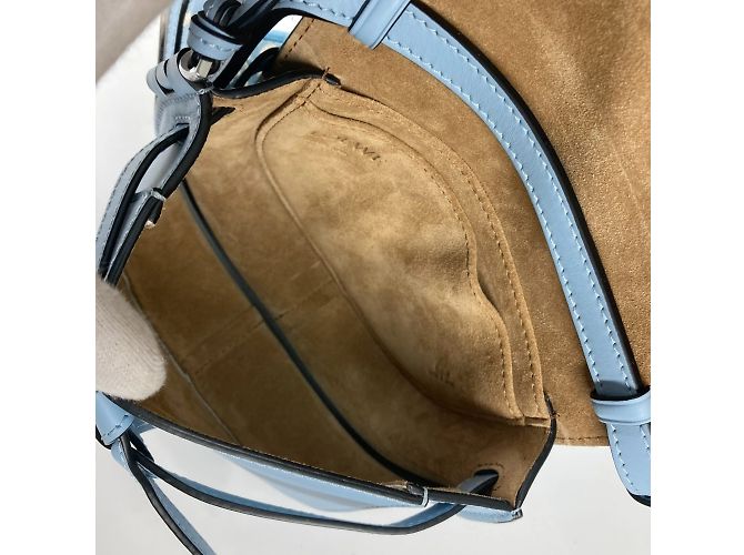 Borsa a tracolla pochette Loewe A650N46X13 Blu - vista 11